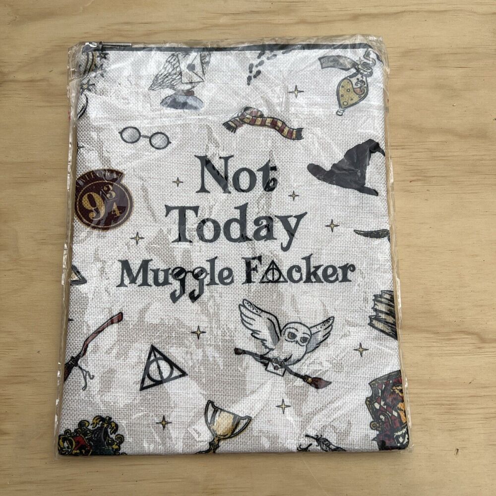 My Magic Not Today Muggle F*cker Book Sleeve, Zipper Book Sleeves